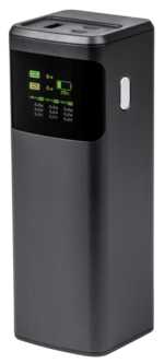 Powerbank 24000 mAh, 140 W, 3 portar