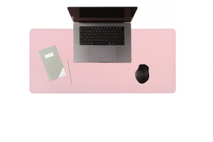 Stor musematte, skrivebordsunderlag i skinnimitasjon 90 × 40 cm