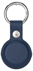 Anmiki Airtag-hållare med nyckelring, konstläder