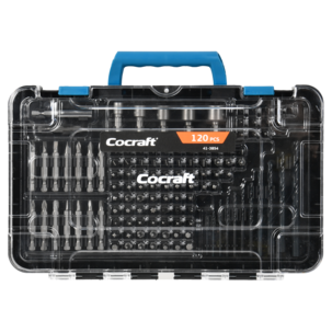 Cocraft borr- och bitssats trä och metall, 120 delar