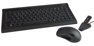 Langaton mininäppäimistö ja optinen minihiiri