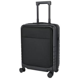 Kabinkoffert med 4 hjul, svart, 20 x 38 x 53 cm, 32 l