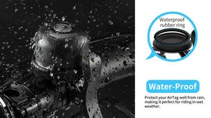 Ringeklokke for sykkel med skjult rom for AirTag