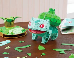 4D Build Pokémon Bulbasaur 3D-puslespill 195 biter, fra 12 år