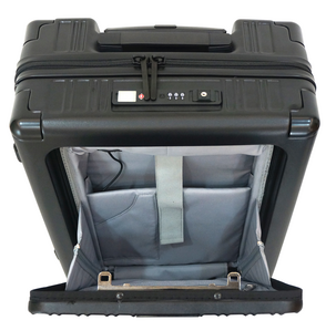 Kabinväska med USB-A, USB-C, 55 x 40 x 23 cm, svart