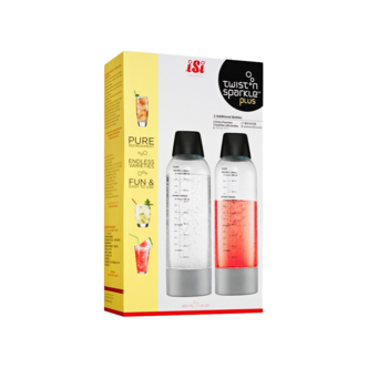 iSi Twist’n Sparkle ekstraflasker, 2-pakning