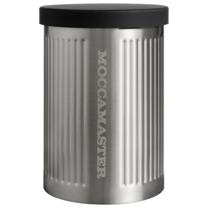 Moccamaster kaffeboks i rustfritt stål med silikonlokk 500 g