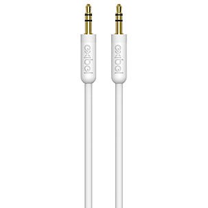 Valkoinen äänikaapeli 3,5 mm, Exibel