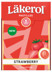 Läkerol Big Pack Strawberry, 75 g