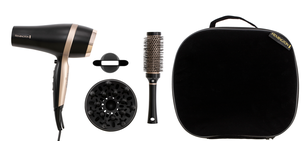 Remington D6940GP Salon Smooth, hårfön och borste