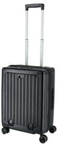 Kabinväska med USB-A, USB-C, 55 x 40 x 23 cm, svart