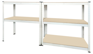 Hylla metall för garage eller förråd, 5 hyllplan