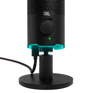 JBL Quantum Stream USB mikrofon med RGB-belysning och stativ