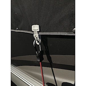 Holdon Midi Clips Presenningsklemme, hvit, 4 stk/pk