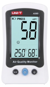 Uni-T A25D Kannettava ilmanlaatumittari sisäkäyttöön