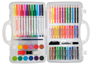 Malerskrin 65 deler, fra 3 år