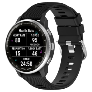 Silikoniranneke Garmin-älykelloihin, 22 mm
