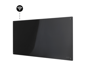 Mill Glass Smart WiFi element Gen. 4, svart, 1300 W
