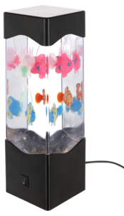 Pöytävalaisin, kalat ja meduusat, 23 cm