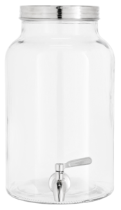 Glasburk med kran, 6 liter