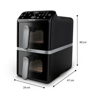 Philips 4000 Series airfryer med dubbla korgar 10 l, NA461/00