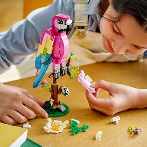 LEGO Creator 3-i-1 Exotisk Rosa Papegoja 31144, från 7 år