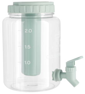 Behållare med tappkran och kylblock 2,5 liter