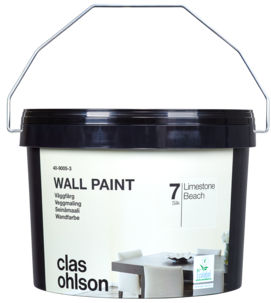 Väggfärg sidenmatt glans 7, volym 3 liter