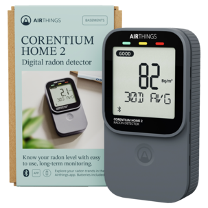 Airthings Corentium Home 2 Radonmittari, digitaalinen