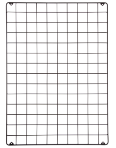 Ilmoitustaulu metalliverkko 50 x 70 cm