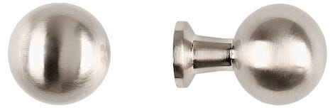 Knopp borstat stål, 2-pack