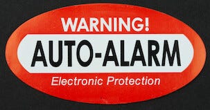 Larmattrapp för bil