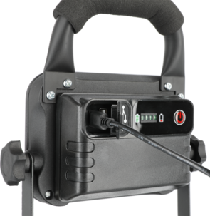 Oppladbar arbeidslampe LED 10 W, med powerbank