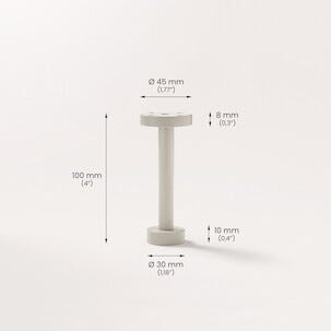 PrettyPegs møbelben Clas 1-pakning 100 mm