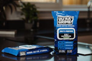 UltraGrime Multi-Purpose XXL wipes rengöring, 40-pack