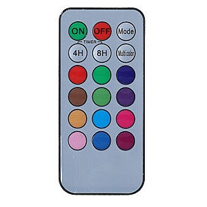 LED Colour kubbelys 2-pack