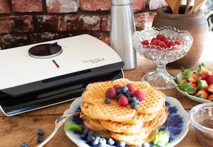 Åviken Vohvelirauta kahdelle vohvelille Ding Dong original 922DD