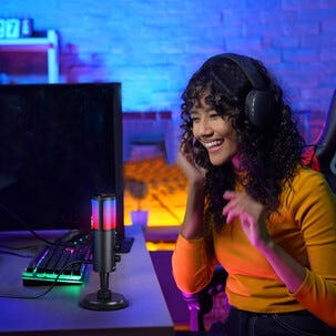 Exibel UX50 Gaming Mic gamingmikrofon med RGB