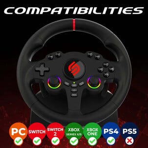Superdrive 220 RS gamingratt og pedaler