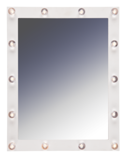 Peili, jossa LED-valot, Northlight