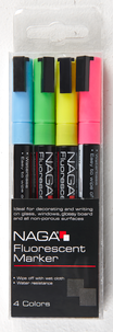Valkotaulu-/lasikynä Naga Fluorescent