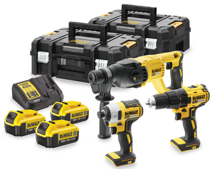 Dewalt sett med maskiner, DCK372M3T
