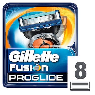 Gillette Fusion ProGlide, barberblad, 8-pack