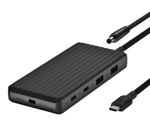 Unisynk USB-C-dokkingstasjon til bærbar PC, 9 porter