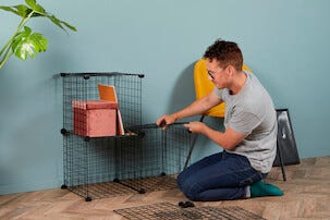 Verkkohyllykkö, 4 lokeroa