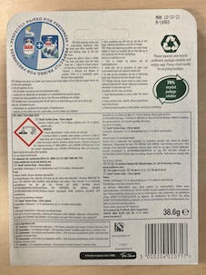 Duck Toalettrengöring Active Clean, WC-block