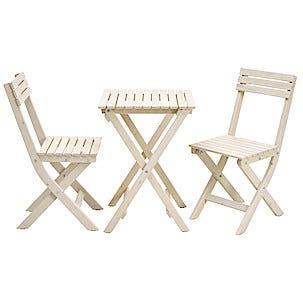 Kokoontaitettava tuoli, ulkokaluste puuta