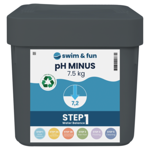 Swim & Fun pH-Minus medel för pool, 7,5 kg