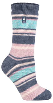 Heat Holders Palma varmesokker, 37–40, grå/rosa