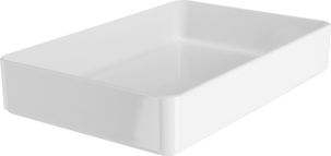 Calm oppbevaringsboks i hvit plast